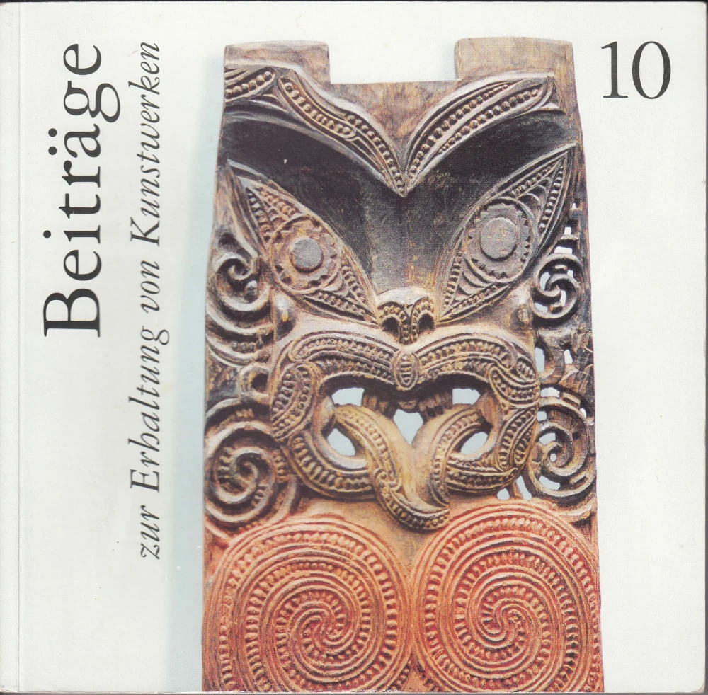 Cover der Publikation: Beiträge zur Erhaltung von Kunstwerken 10, Verband der Restauratoren, 2002